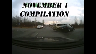 Подборка ДТП и Аварий за 1 ноября 2014 November 1 Car Crash Compilation