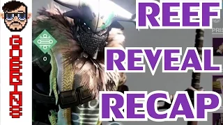 DESTINY REEF REVEAL RECAP - House of Wolves Reef Reveal Livestream Recap, Information, and Analysis!