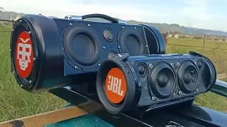 COCA COLA BASS TEST / JBL XTREME FAKE AND PIPE BOOMBOX CONNECT