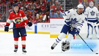 Matthews, Tkachuk Mic'd Up in Playoffs Rematch  | NHL Mic Drop