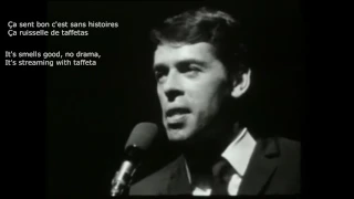 Jacques Brel Le Gaz Live French & English Subtitles Musique