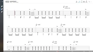 Stevie Ray Vaughan - Scuttle Buttin' (RYTHM GUITAR TAB PLAY ALONG)