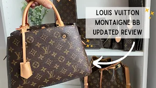 *UPDATED* REVIEW OF THE LOUIS VUITTON MONTAIGNE BB IN MONOGRAM CANVAS | WEAR AND TEAR? RECOMMEND?!