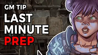Last Minute RPG Prep – Lazy DM Tip