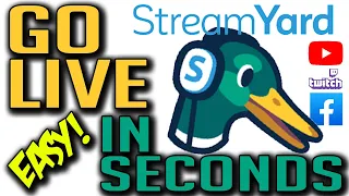 How to go live with Streamyard | Complete Tutorial