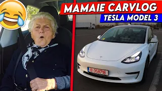 🔥 MAMAIE REACTIONEAZA la TESLA MODEL 3 *CarVLOG*