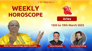 Weekly Horoscope for the Zodiac Sign ARIES | MARCH 13  to MARCH 19, 2023 | Indian Astrologer