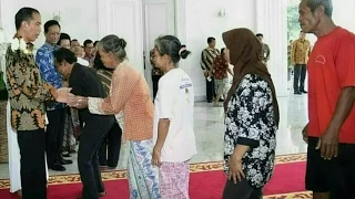 Tamu Presiden Jokowi di Gedung Agung