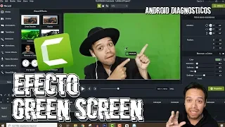 Como Hacer El EFECTO De PANTALLA VERDE (CROMA KEY) En CAMTASIA STUDIO |  GREEN SCREEN