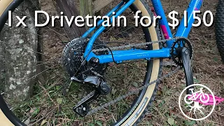 Marin Bobcat 3 MTB Upgrades: 1x Microshift Acolyte Drivetrain for less than $150