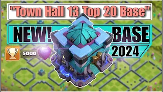 Town Hall 13 Most Powerful Top 20 Bases 2024 ( With Copy Link ) | Th13 Best Base Layout | Th13 Base