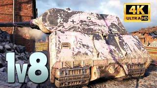 Maus against 8 on Himmelsdorf - World of Tanks