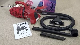 Dirt Devil Handy Zip Hand Held Vacuum Cleaner Unboxing & Demo