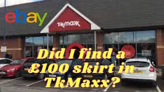 Day in the life of a part time ebay UK and Amazon reseller - did I find a £100 item in TK Maxx?