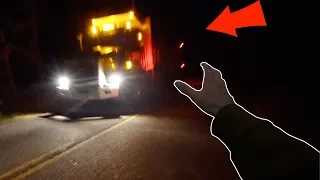 i tried to touch the phantom truck on clinton road... and this happened!