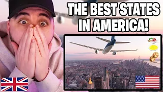 Brit Reacts to The 10 Best States in America