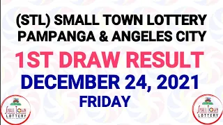 1st Draw STL Pampanga, STL Angeles December 24 2021 (Friday) | SunCove, Lake Tahoe Result