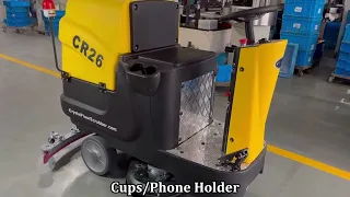 Ride-On Floor Scrubber CR26 | Unbox Installation Steps | https://www.floorcleaningmachineusa.com