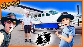 FLYING TO REMOTE ISLAND FOR TOP SECRET RAIDERS HIDEOUT!