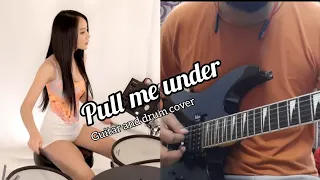 Pull me under | Dream Theater | A-YEON ON DRUM | GUITAR BY ABHISHEK