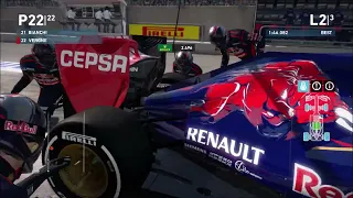 F1 2014 Every Team Pitstop