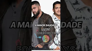 Henrique e Juliano - A MAIOR SAUDADE ( VERSÃO FORRO BOYS ) DJ MATTHEUS