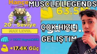 💪🏻 Muscle Legends NASIL OYNANIR | Pet Bugu ile Oyunu Bitirdim😎 | ROBLOX