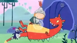 Peg + Cat dragon tickle