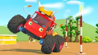 Monster Fire Truck | Baby Kitten's BBQ Party | Super Rescue Team | Kids Song | BabyBus Portuguese