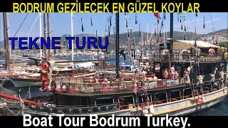 Bodrum En Guzel Koyları Tekne Turu. Boat Tour Bodrum Turkey