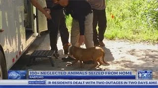 100+ neglected, abused animals being rescued from Hoke County home