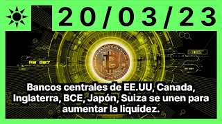 Bancos centrales de EE.UU, Canada, Inglaterra, BCE, Japón, Suiza se unen para aumentar la liquidez.