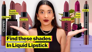 Popular Lipstick Shades In Liquid Lipstick Form | Better Formula & Lasting Power