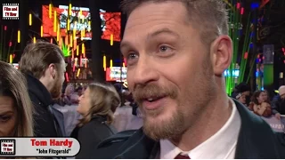 Tom Hardy Gives The Humblest Response To His Oscar Nomination At The Revenant UK Premiere