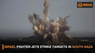 Israel fighter jets strike targets in south Gaza | DD India News Hour