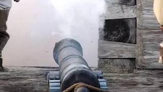 Slow Motion Cannon Fire at Fort Stanwix National Monument