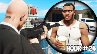 I Became A HITMAN For 24 Hours in GTA 5 !