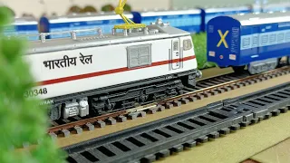 HO Scale Rajdhani Express and Centy Trains Running Along 🚂🛤️