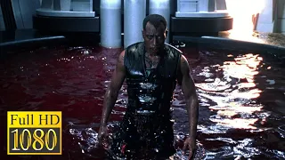 Wesley Snipes gets drunk on blood and kills Reinhardt and other vampires in the film Blade 2 (2002)