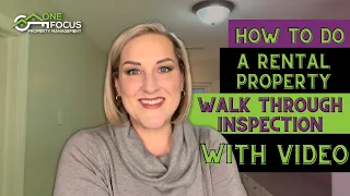 How to do a rental property walk through inspection with VIDEO!