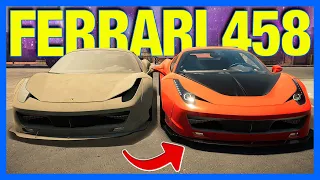 Rebuilding a Salvage Ferrari 458 in Car Mechanic Simulator 2021