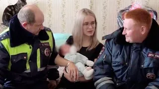 Офицеры полиции помогли роженице добраться до роддома в Калужской области