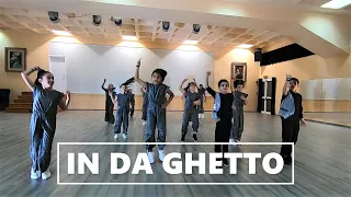 "IN DA GHETTO" - J.BALVIN, SKRILLEX DANCE VIDEO. CHOREOGRAPHY BY ILANA. KIDS HIP HOP DANCE CLASS.