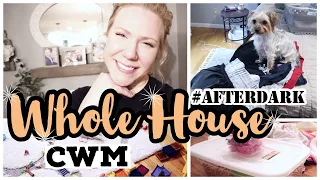 ENTIRE WHOLE HOUSE CLEAN WITH ME | AFTER DARK CLEAN WITH ME | MESSY HOUSE TRANSFORMATION