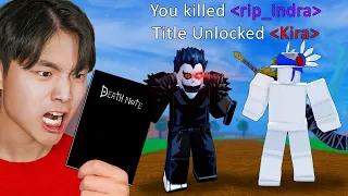Blox Fruits, but Death Note Decides who DIES