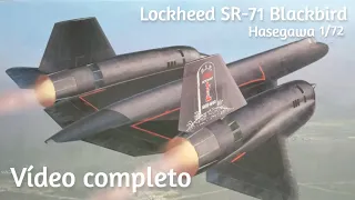 Lockheed SR71 Blackbird Hasegawa 1/72 Vídeo completo