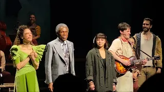 Amber Gray final Hadestown curtain call, "We Raise Our Cups" and Rachel Chavin Speech (2/19/2022)