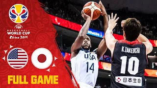 Jaylen Brown & USA outclass Japan! - Full Game - FIBA Basketball World Cup 2019