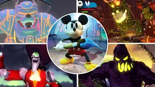 Epic Mickey 1 & 2 (The Power of Two) All Bosses Fight (No Damage)