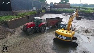 Muck Spreading Slurry 2018 - JCB - Massey Ferguson - Valtra